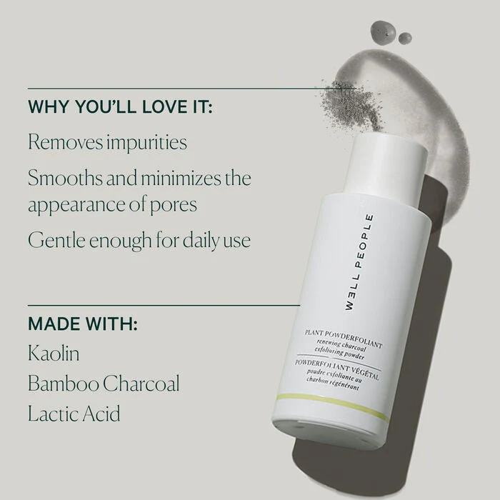 Plant Powderfoliant Renewing Charcoal Exfoliating Powder - Image 3